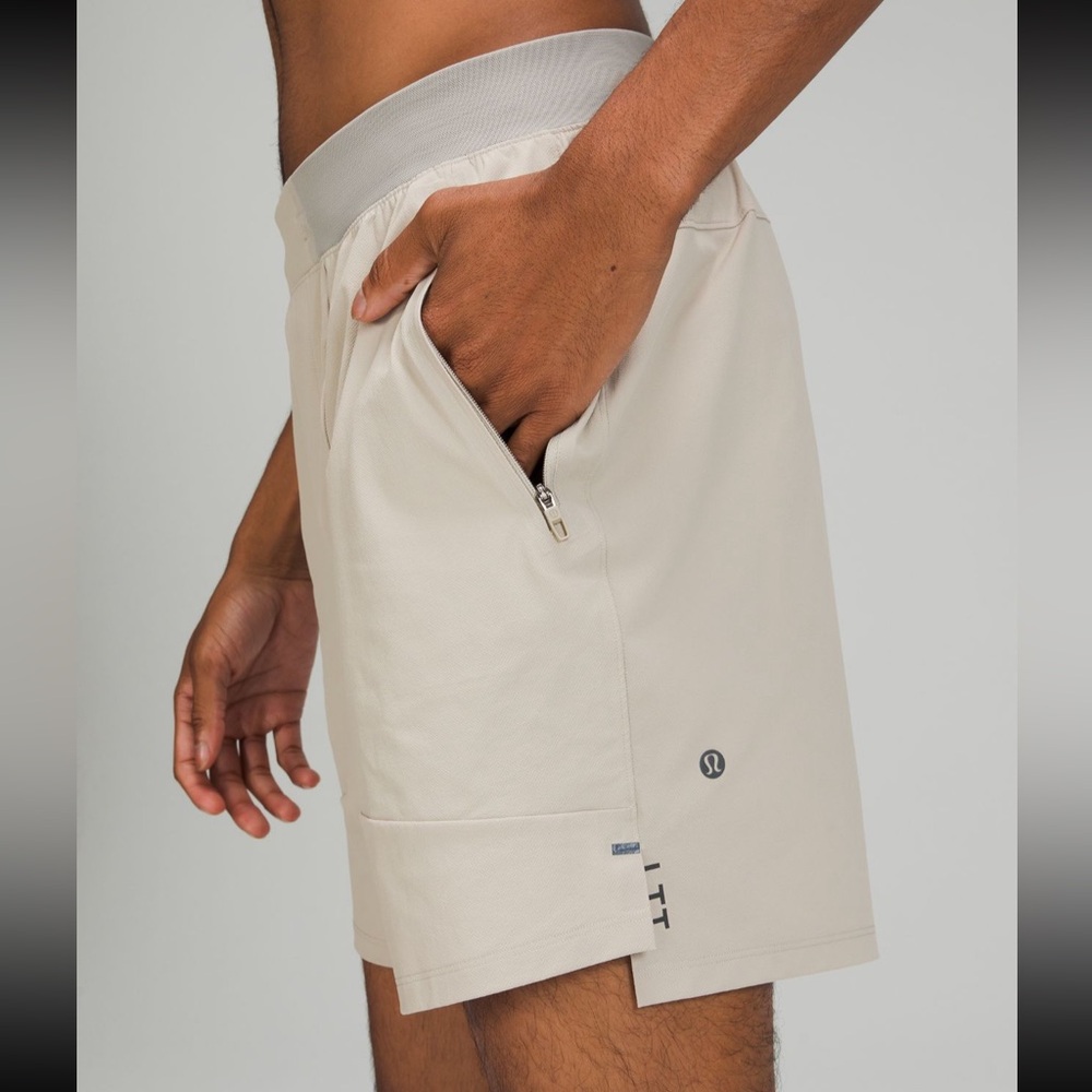 lululemon athletica Men’s Athletic Shorts in Light Beige license to train